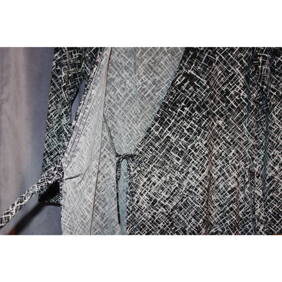 Bcbg Robe Dress 3/4 Sleeve V Neck Small Petite - Picture 4 of 6